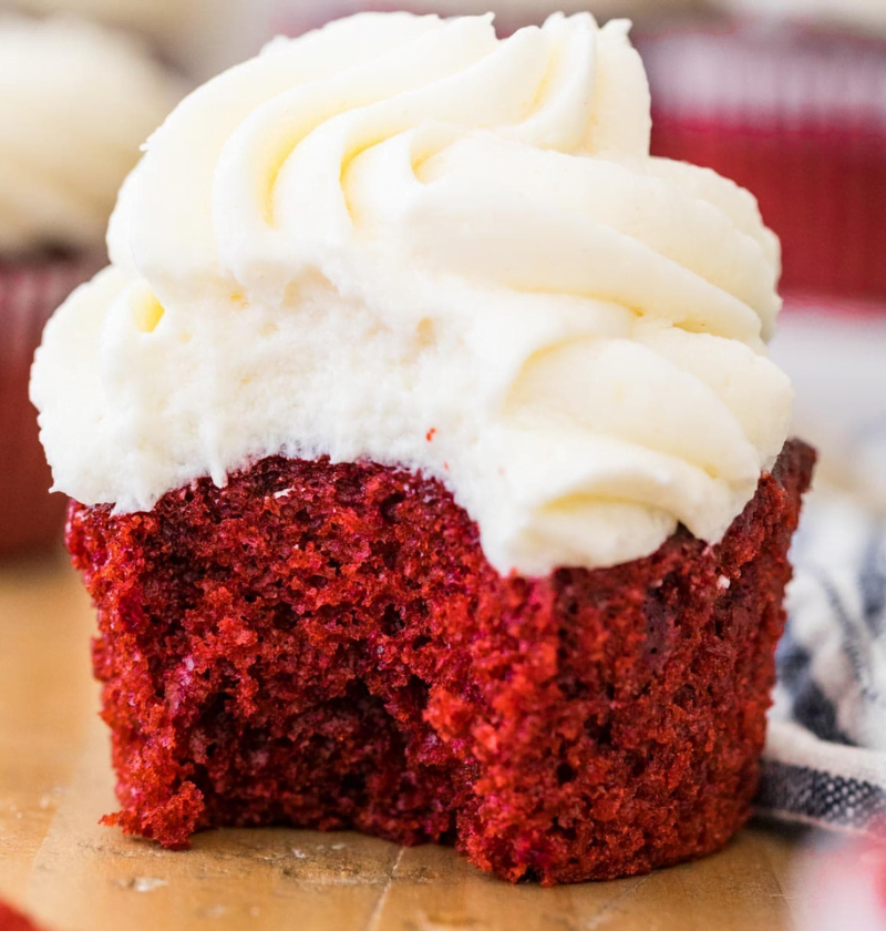 Easy Red Velvet Cupcake Recipe Creamy Frosting