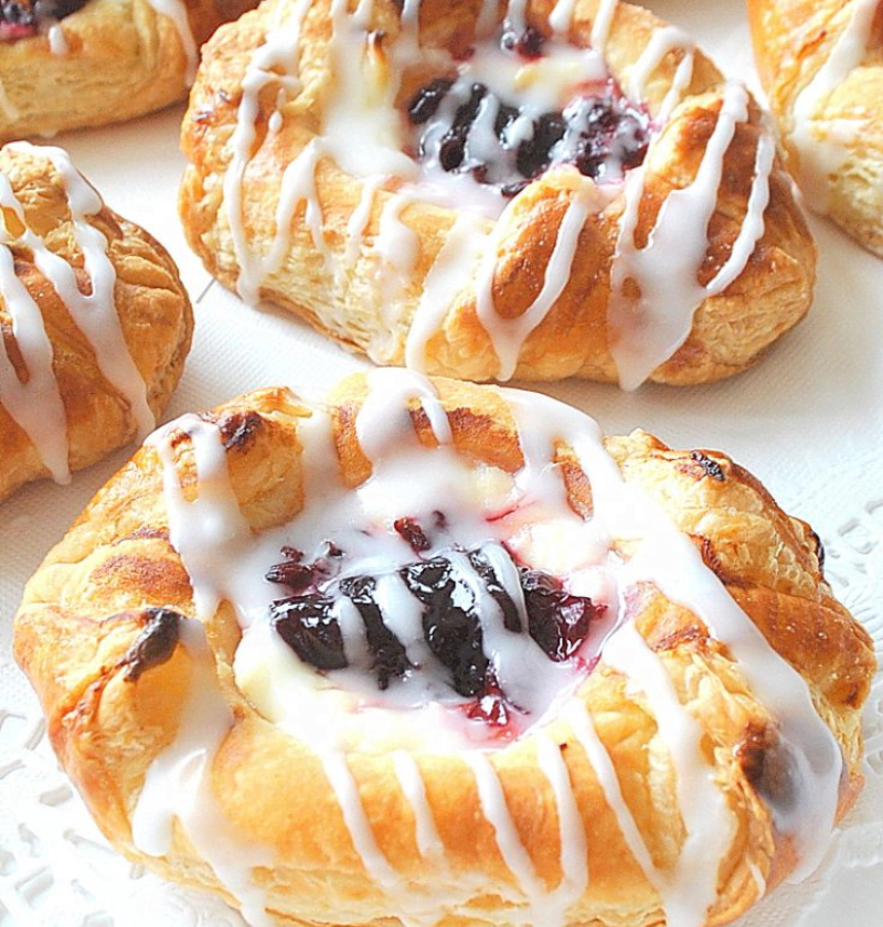 Cherry Danish pastry