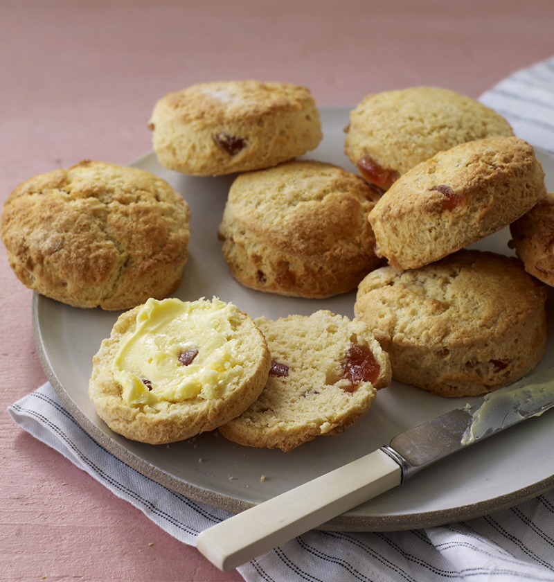 Cherry scones