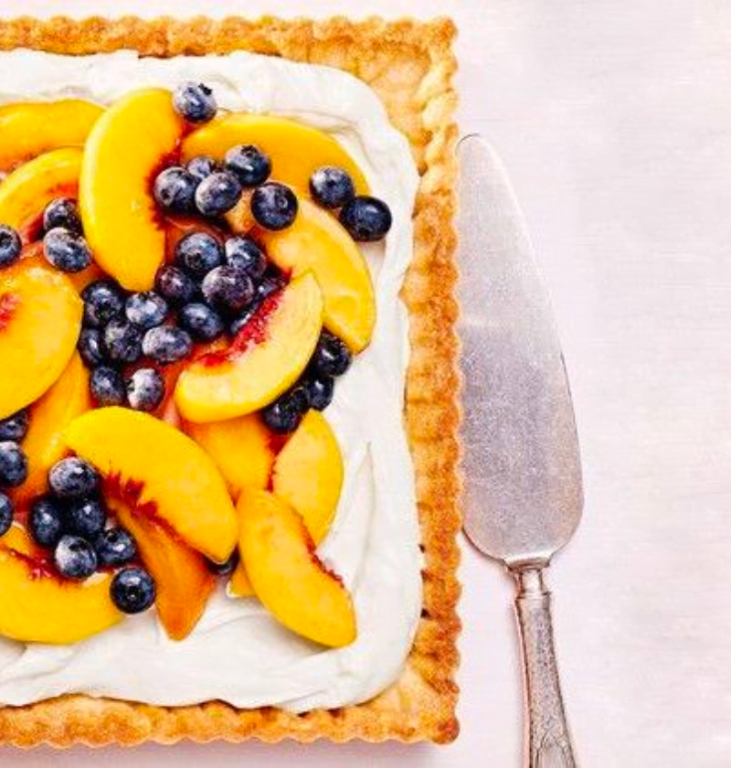 Bake Peach and Blueberry Tart