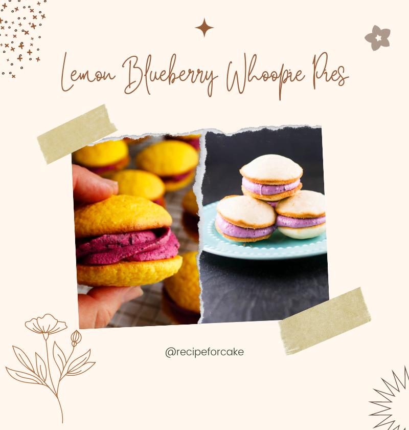 Lemon Blueberry Whoopie Pies