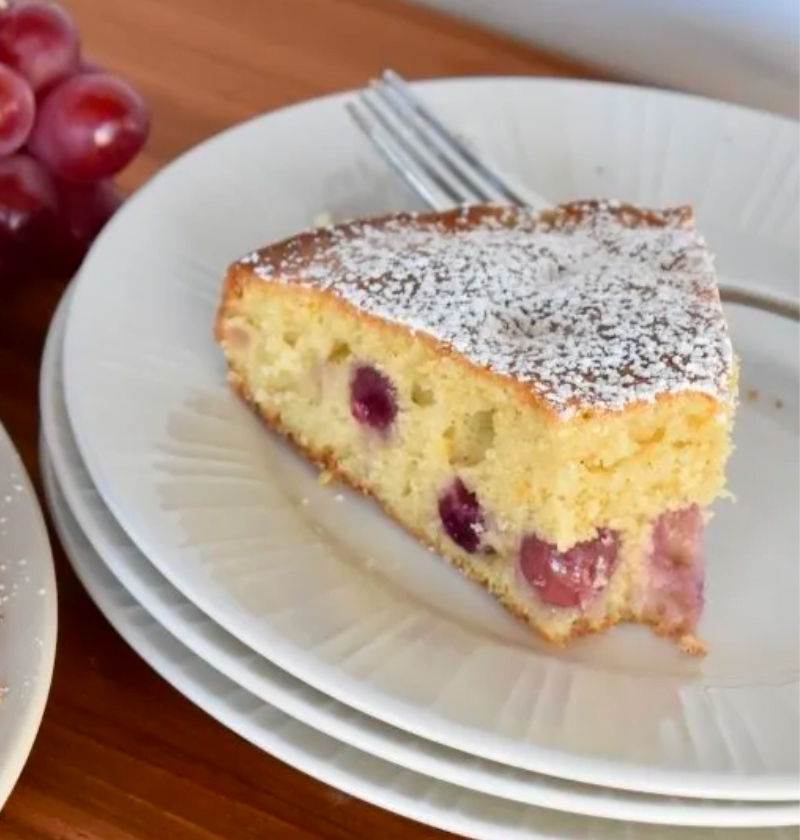 harvest Grape and Olive Oil Cake